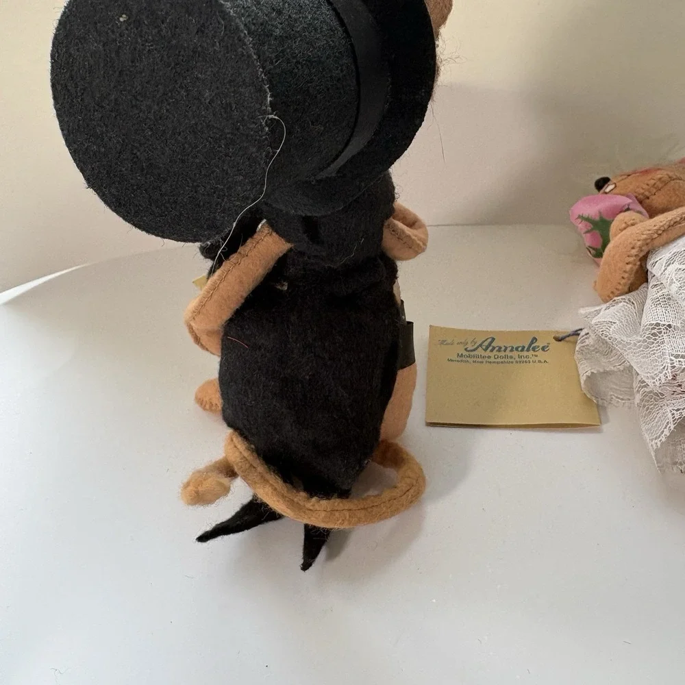Annalee Wedding Mice Bride And Groom Mouse Set 1994 No. 2055 With Tags Mint!